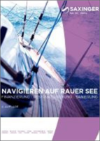 Titelbild von "Navigieren auf rauer See", dem Logbuch von SAXINGER